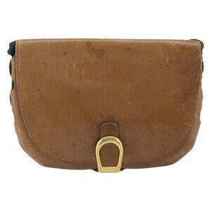 Gucci Web Shoulder Bag Brown